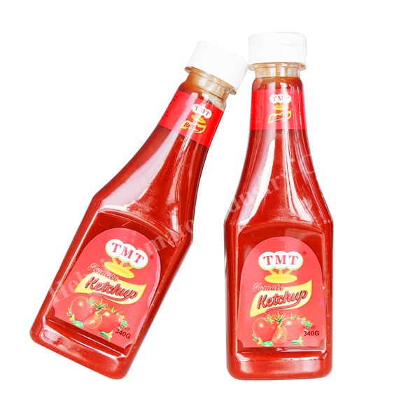 wholesale tomato ketchup 340g plastic bottle tomato sauce